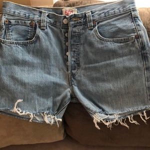 Levi’s high waisted shorts